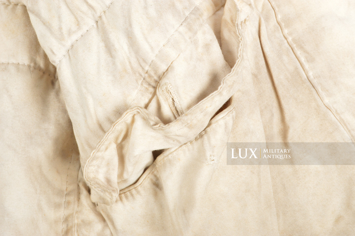 German Heer/Luftwaffe tan/water pattern reversible to white winter camouflage parka - photo 22
