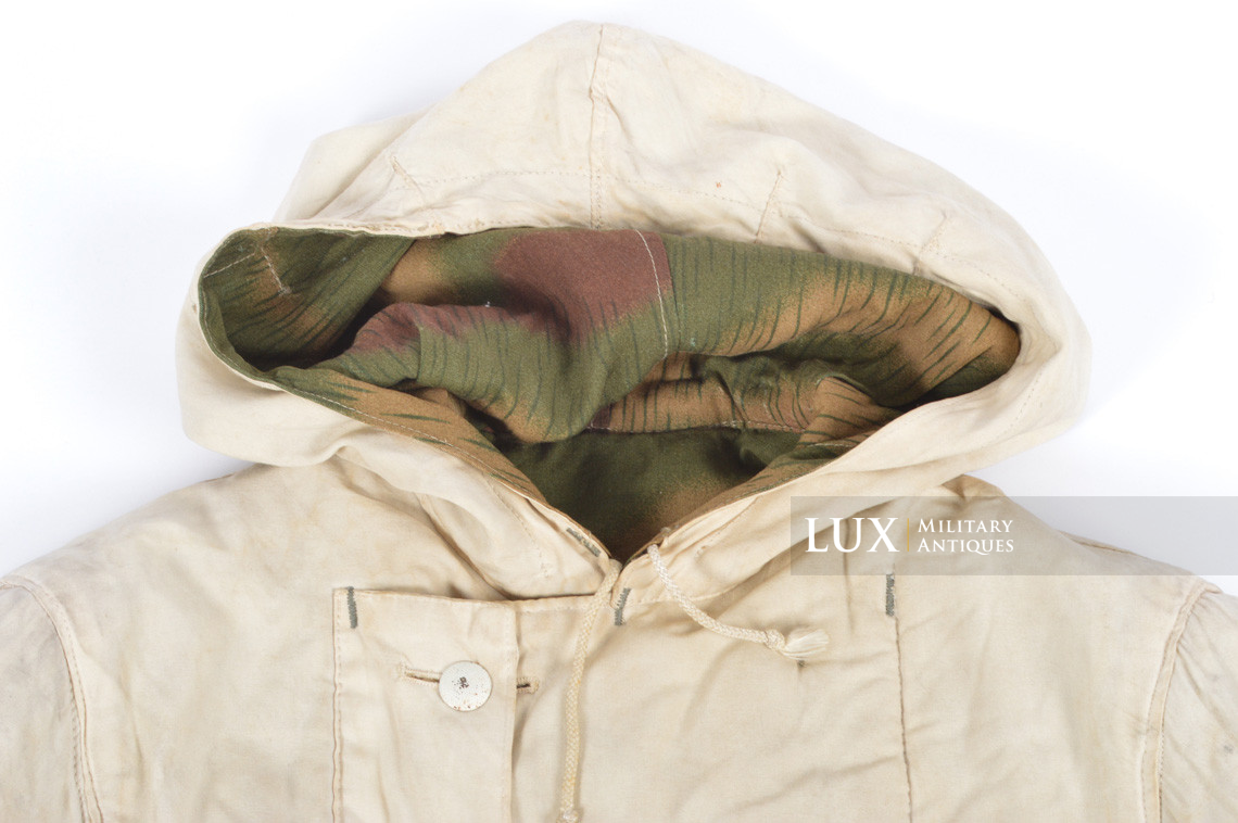 German Heer/Luftwaffe tan/water pattern reversible to white winter camouflage parka - photo 25