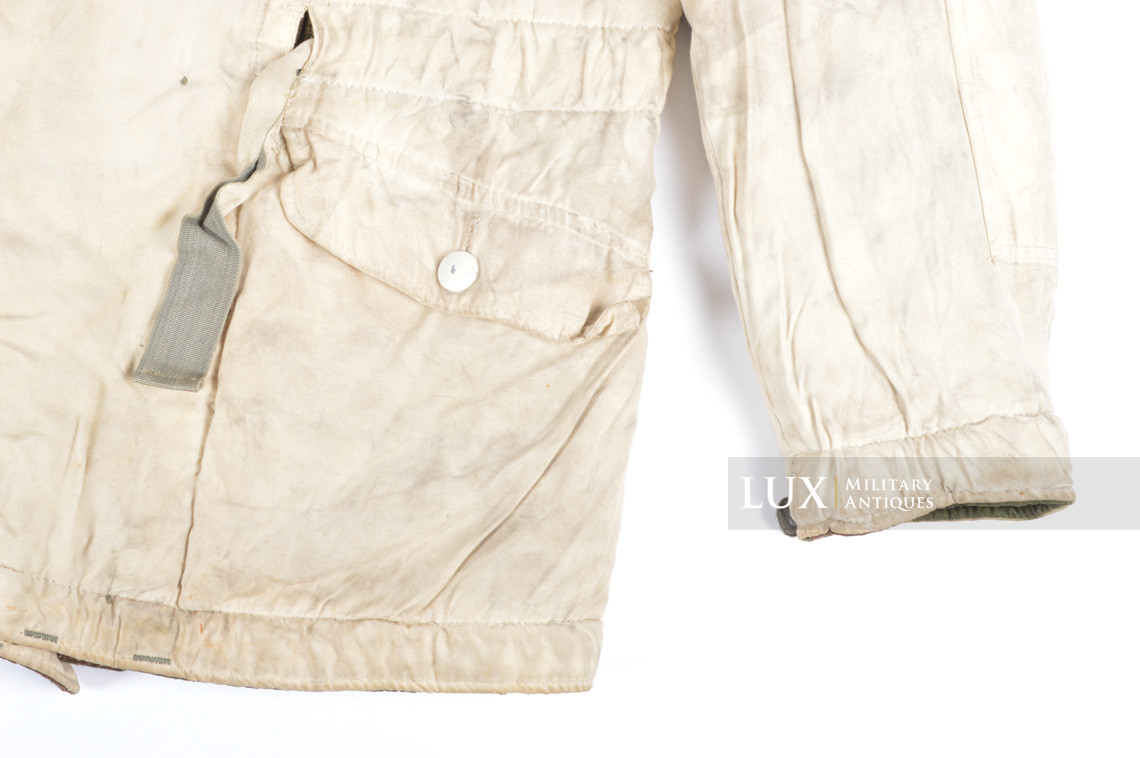 German Heer/Luftwaffe tan/water pattern reversible to white winter camouflage parka - photo 27