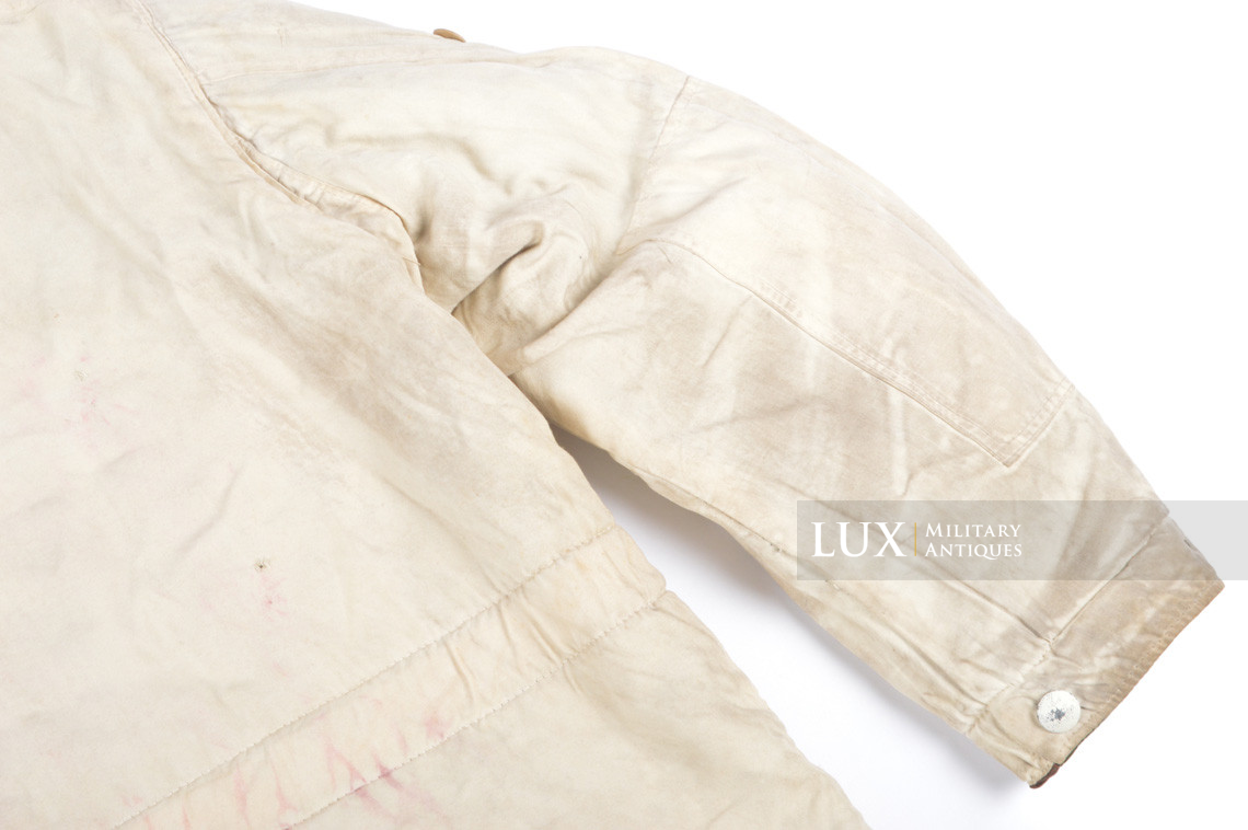 German Heer/Luftwaffe tan/water pattern reversible to white winter camouflage parka - photo 30