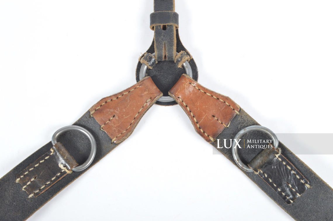 German late-war leather combat y-straps, « R.B.Nr. 0/1001/0286 » - photo 11