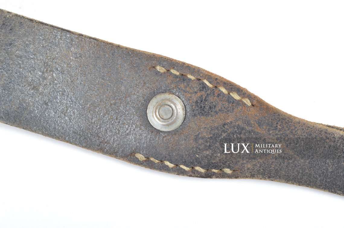 German late-war leather combat y-straps, « R.B.Nr. 0/1001/0286 » - photo 13