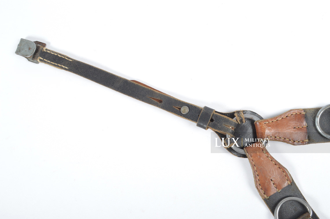 German late-war leather combat y-straps, « R.B.Nr. 0/1001/0286 » - photo 15