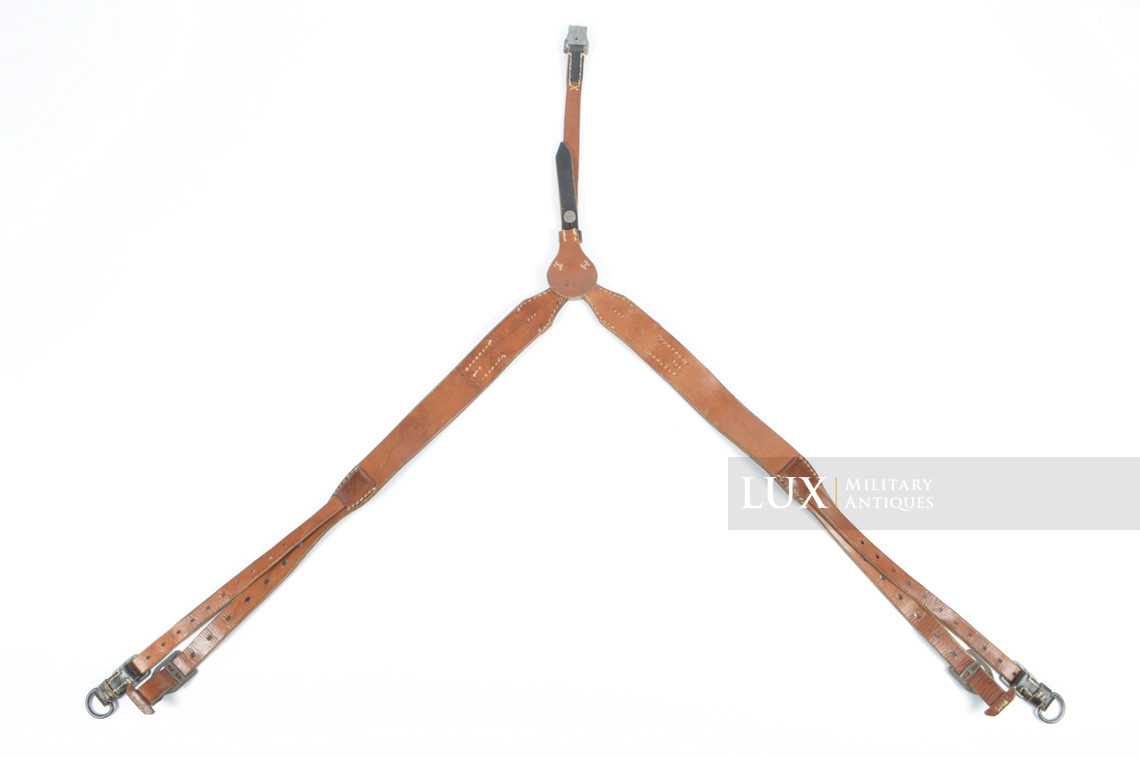 German late-war leather combat y-straps, « R.B.Nr. 0/1001/0286 » - photo 17