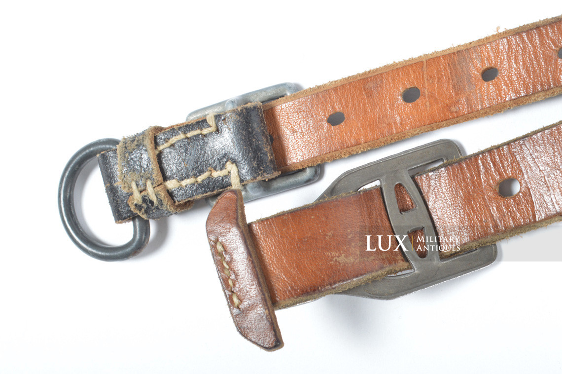 German late-war leather combat y-straps, « R.B.Nr. 0/1001/0286 » - photo 18