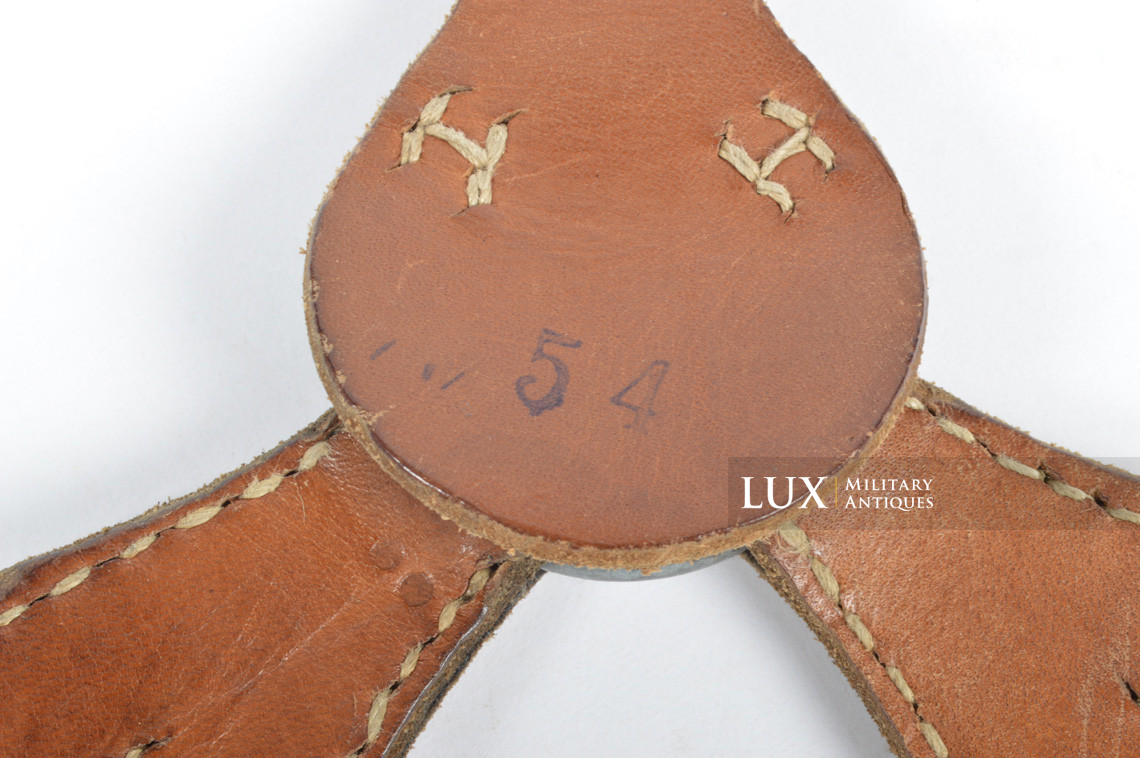 German late-war leather combat y-straps, « R.B.Nr. 0/1001/0286 » - photo 23