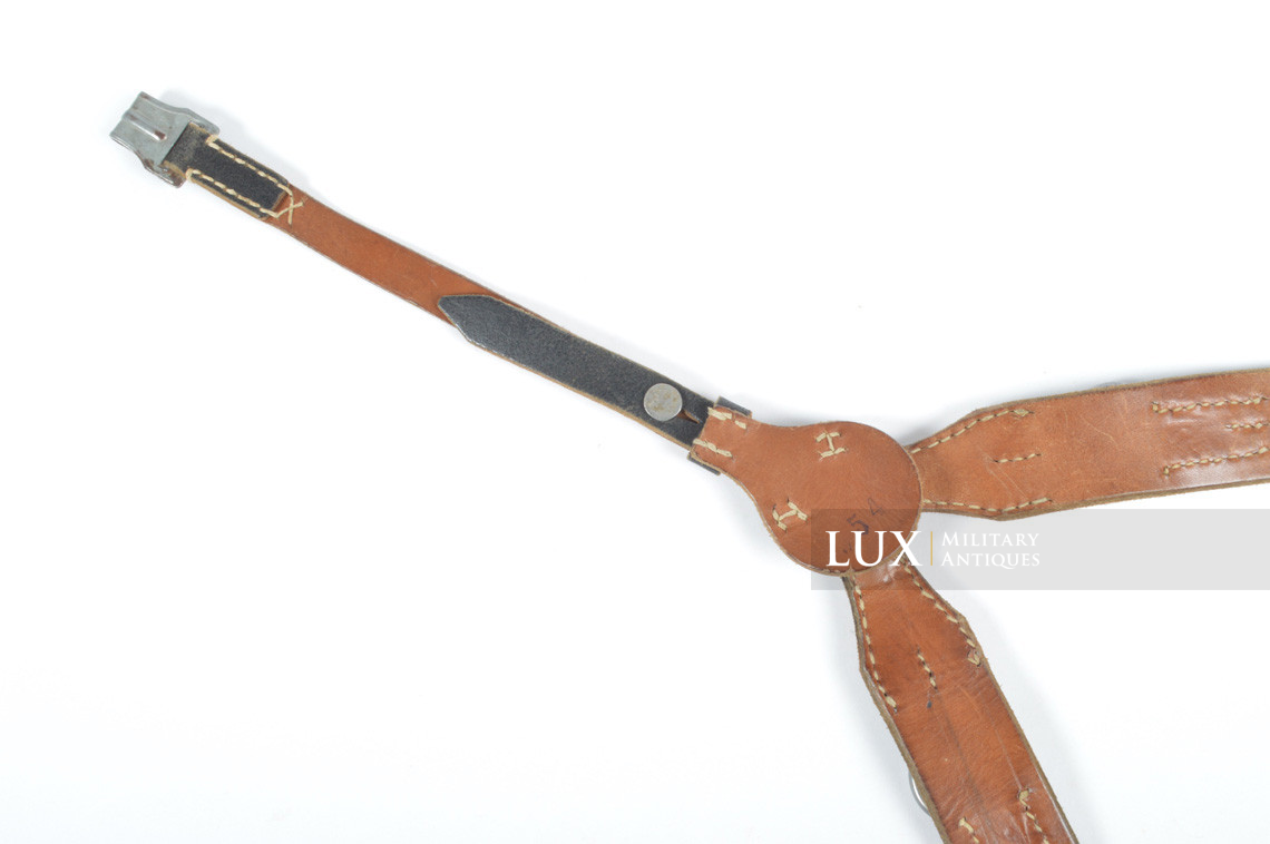 German late-war leather combat y-straps, « R.B.Nr. 0/1001/0286 » - photo 27