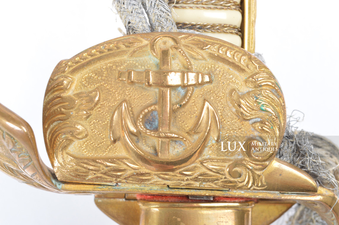 Kriegsmarine officers service sword, « Adolf Braun / Berlin » - photo 20