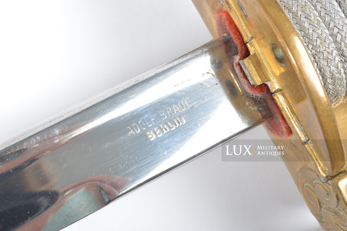 Kriegsmarine officers service sword, « Adolf Braun / Berlin » - photo 32