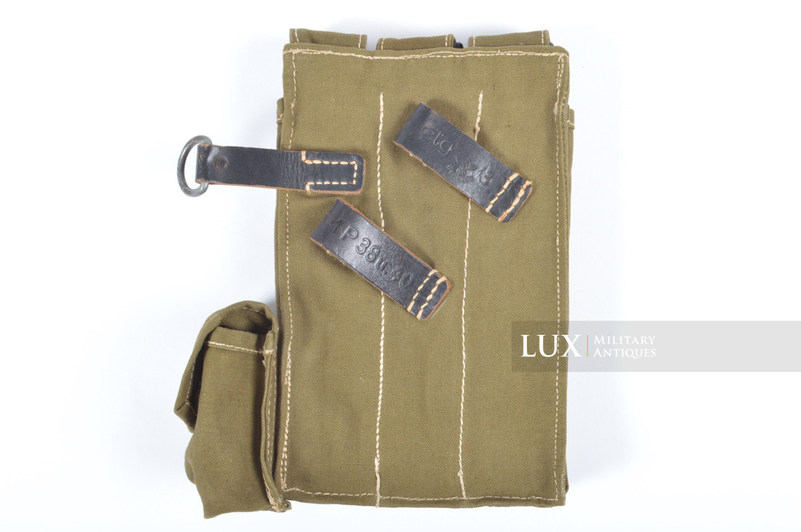 Unissued late-war MP38/40 green pouch, « clg43 » - photo 11