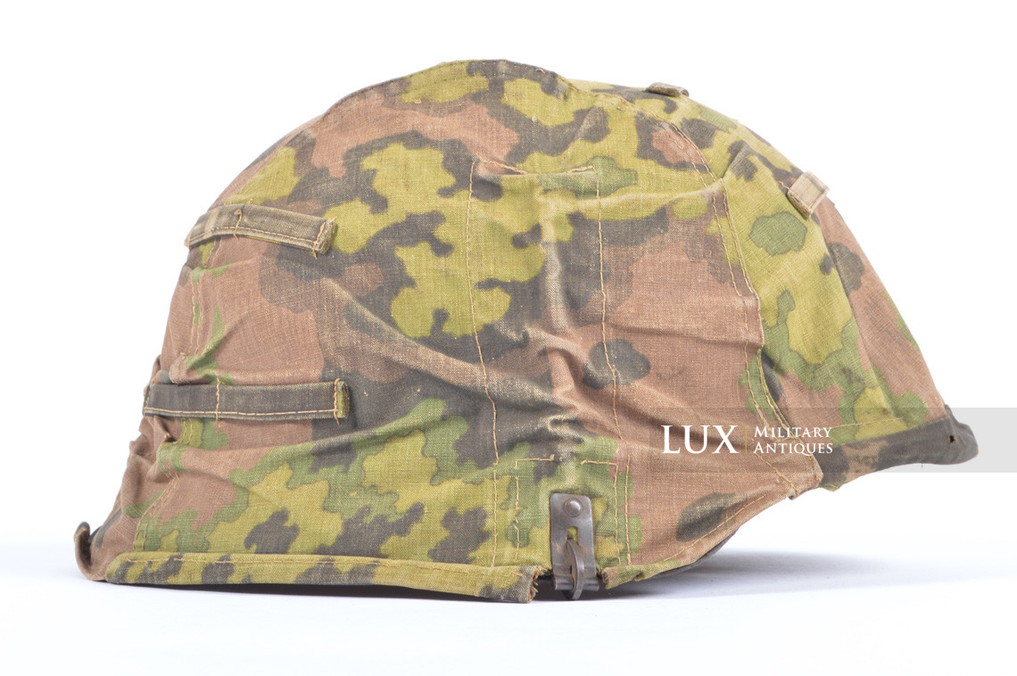 Second pattern Waffen-SS « Oak-Leaf B » camouflage helmet cover, « combat worn » - photo 11