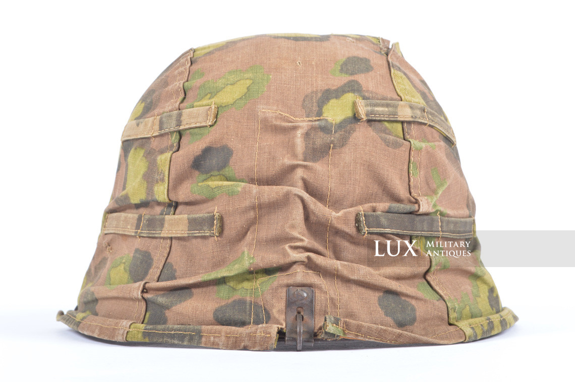 Second pattern Waffen-SS « Oak-Leaf B » camouflage helmet cover, « combat worn » - photo 13