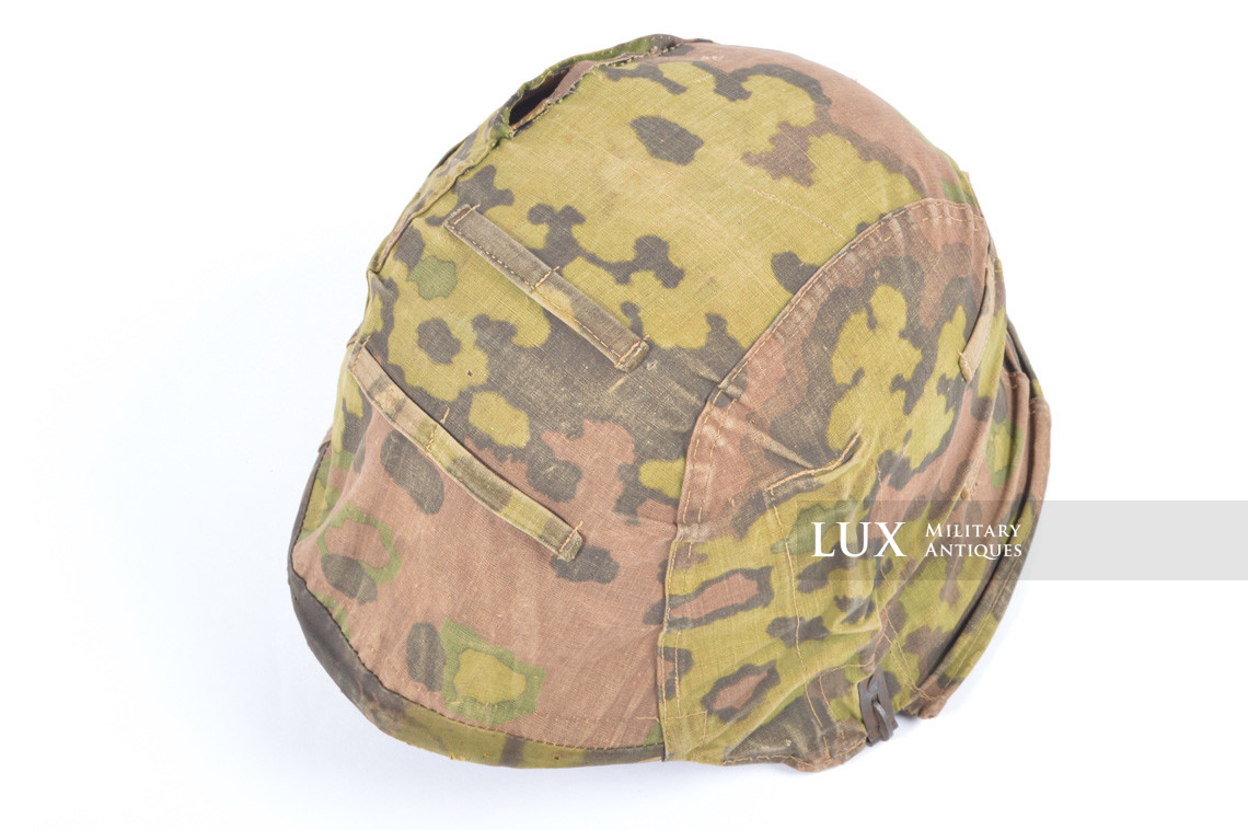 Second pattern Waffen-SS « Oak-Leaf B » camouflage helmet cover, « combat worn » - photo 16