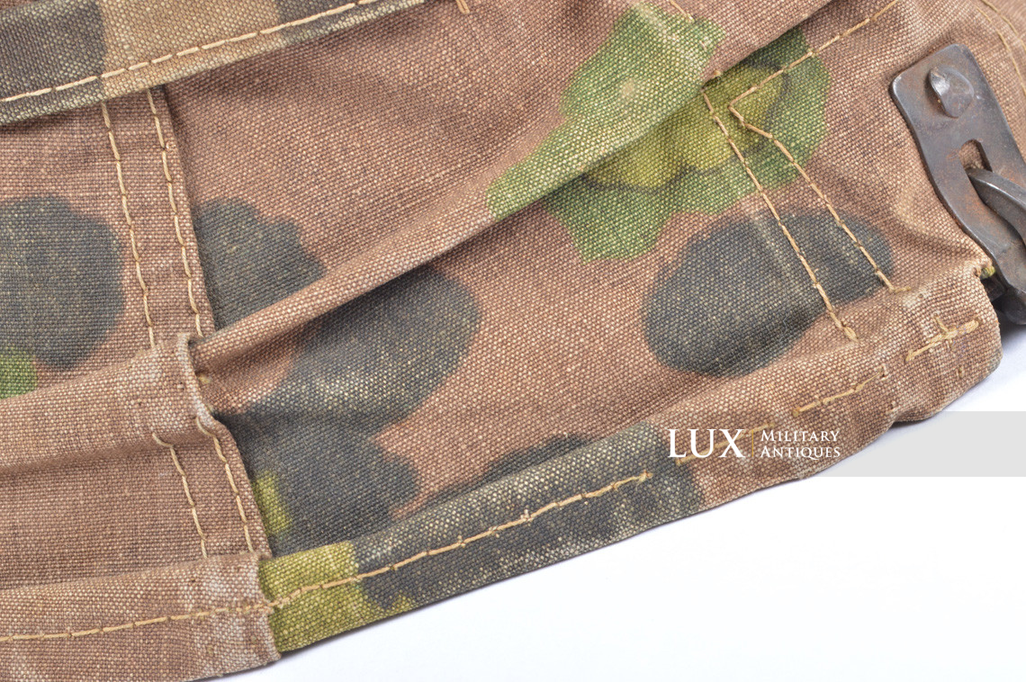 Second pattern Waffen-SS « Oak-Leaf B » camouflage helmet cover, « combat worn » - photo 23