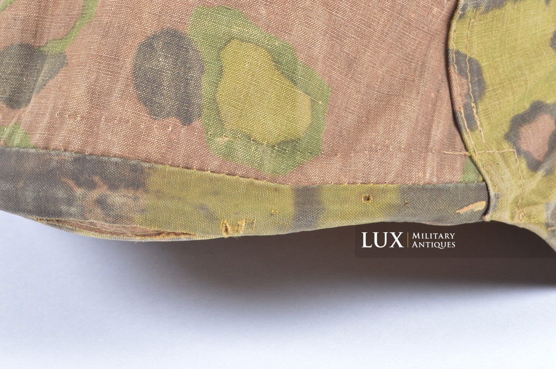 Second pattern Waffen-SS « Oak-Leaf B » camouflage helmet cover, « combat worn » - photo 25