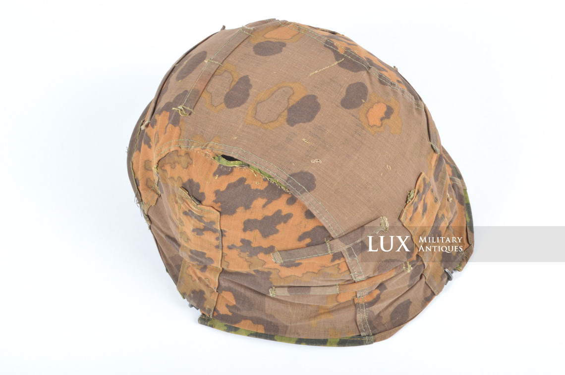 Second pattern Waffen-SS « Oak-Leaf B » camouflage helmet cover, « combat worn » - photo 45