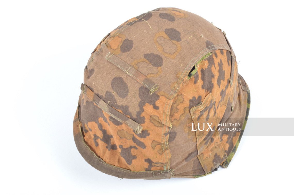 Second pattern Waffen-SS « Oak-Leaf B » camouflage helmet cover, « combat worn » - photo 46