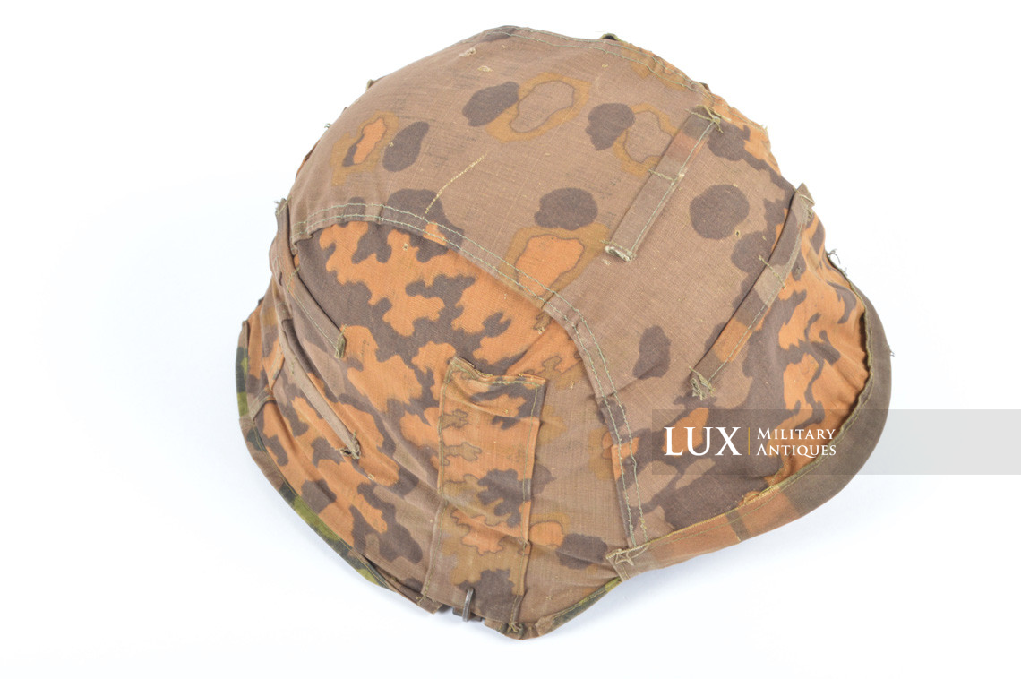 Second pattern Waffen-SS « Oak-Leaf B » camouflage helmet cover, « combat worn » - photo 47