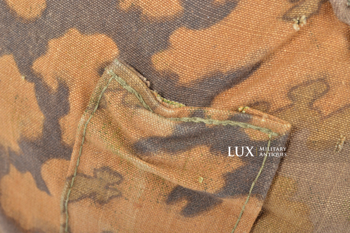 Second pattern Waffen-SS « Oak-Leaf B » camouflage helmet cover, « combat worn » - photo 48