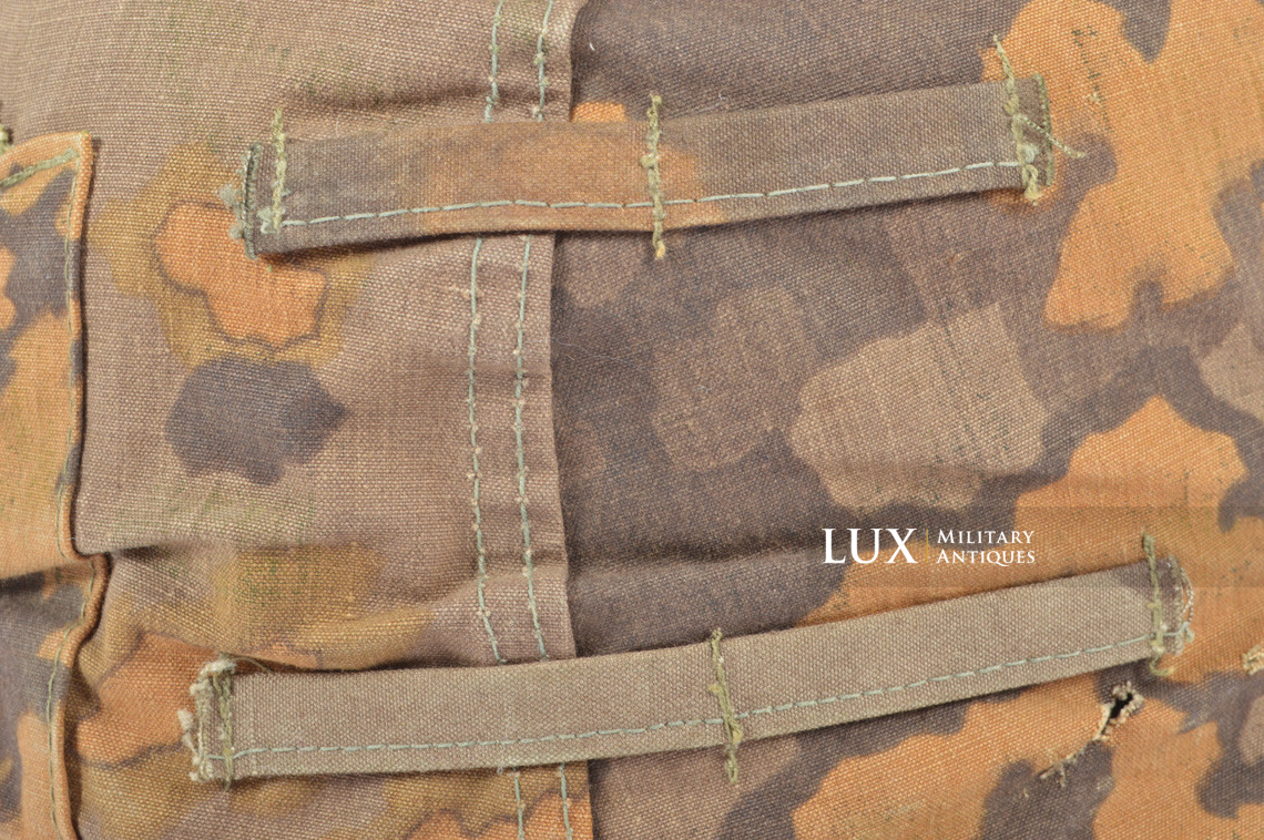 Second pattern Waffen-SS « Oak-Leaf B » camouflage helmet cover, « combat worn » - photo 51