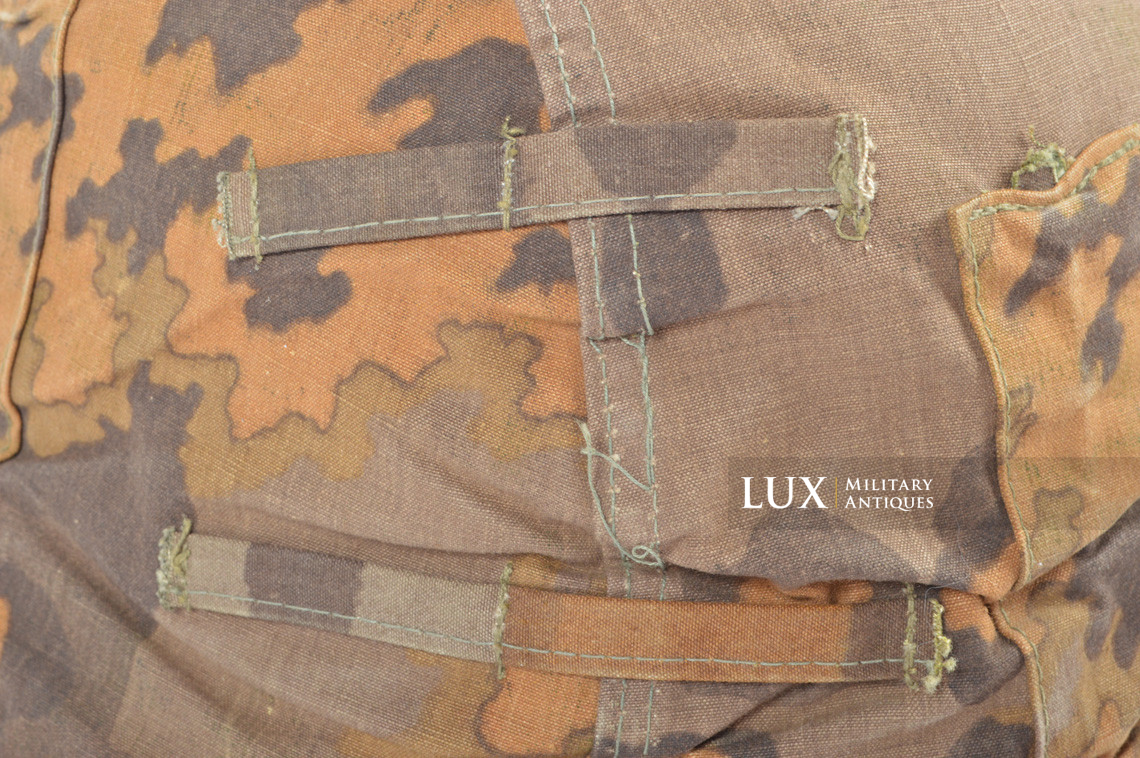 Second pattern Waffen-SS « Oak-Leaf B » camouflage helmet cover, « combat worn » - photo 54