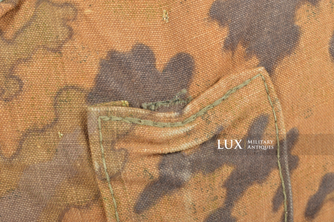 Second pattern Waffen-SS « Oak-Leaf B » camouflage helmet cover, « combat worn » - photo 57