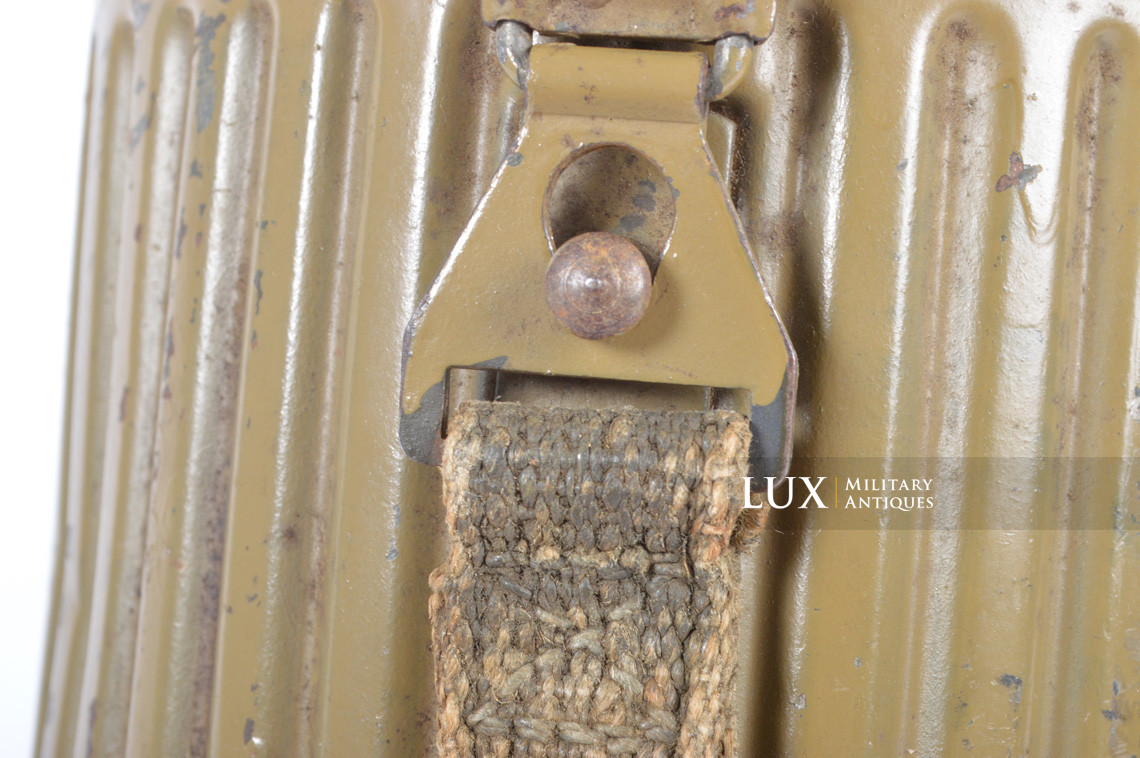 German gas mask canister in olive tropical tan camouflage paint - photo 14