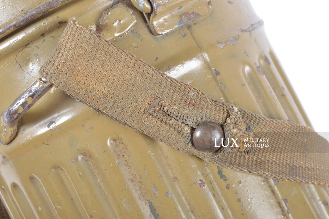 German gas mask canister in olive tropical tan camouflage paint - photo 15