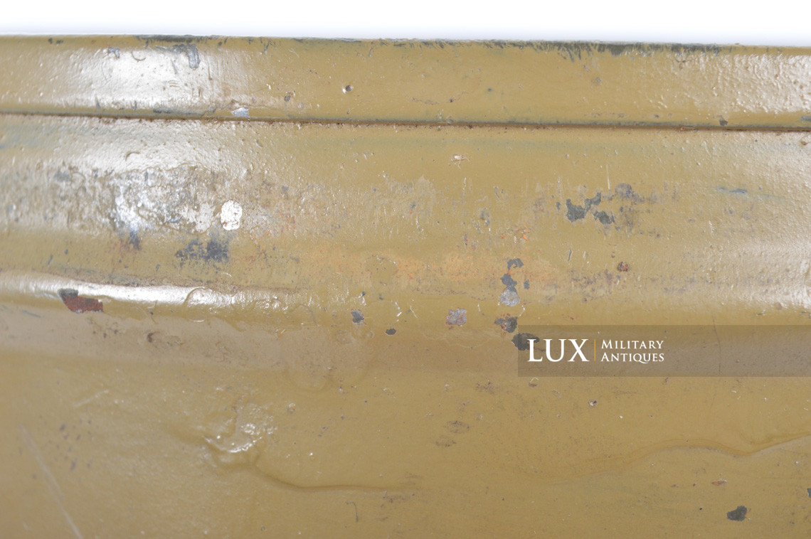 German gas mask canister in olive tropical tan camouflage paint - photo 26