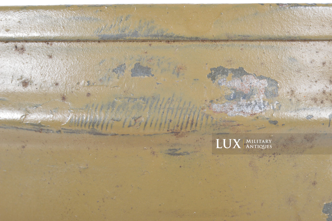 German gas mask canister in olive tropical tan camouflage paint - photo 27