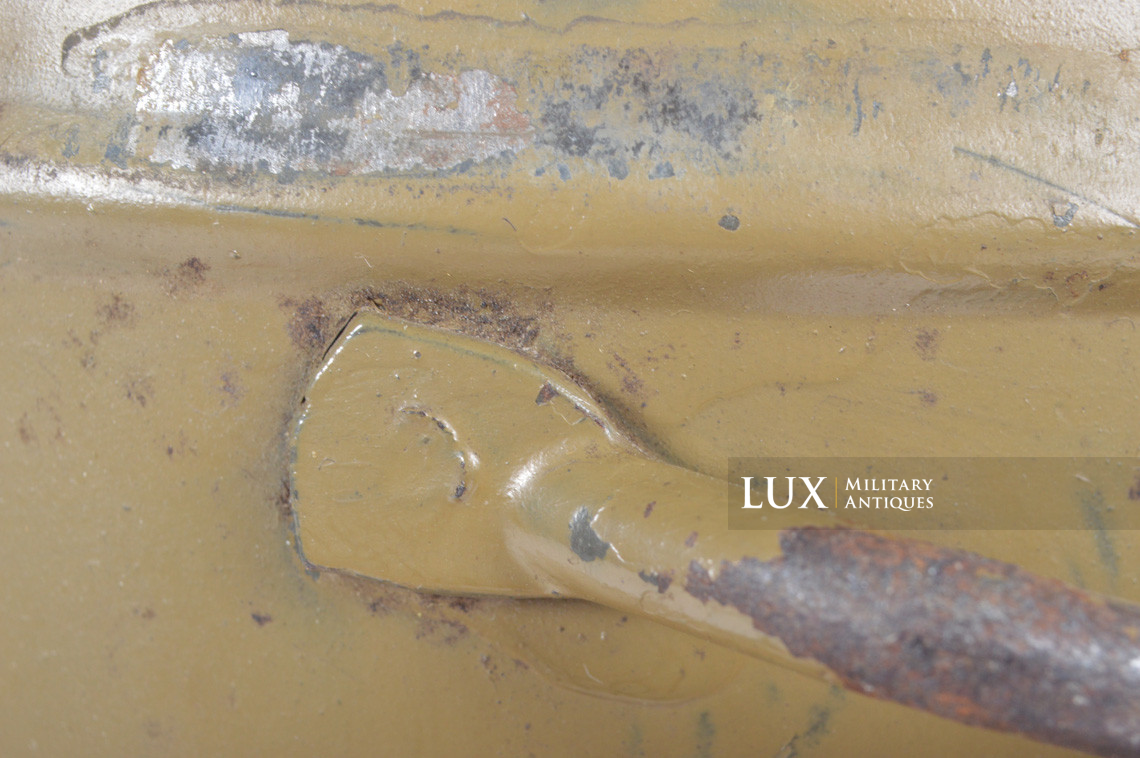 German gas mask canister in olive tropical tan camouflage paint - photo 28