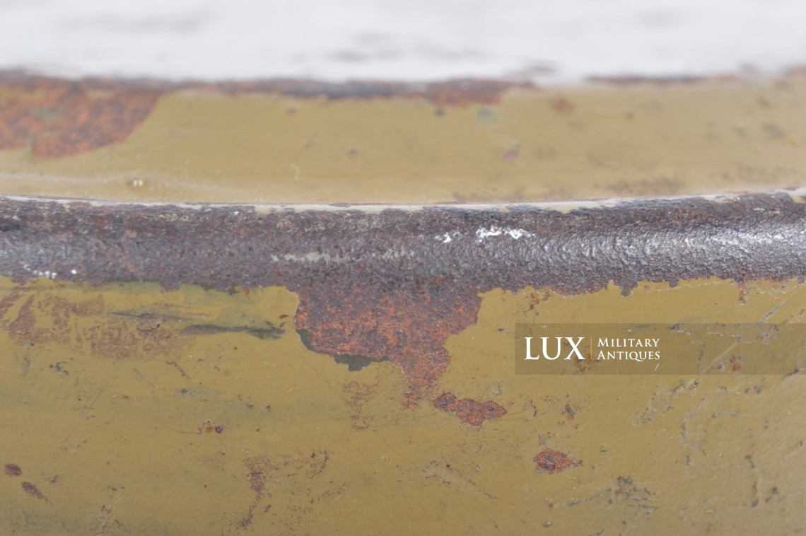 German gas mask canister in olive tropical tan camouflage paint - photo 35