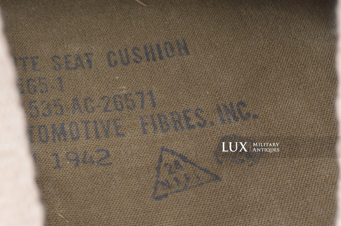 USAAF AN 6510-1 seat pack parachute, dated 1942 - photo 25