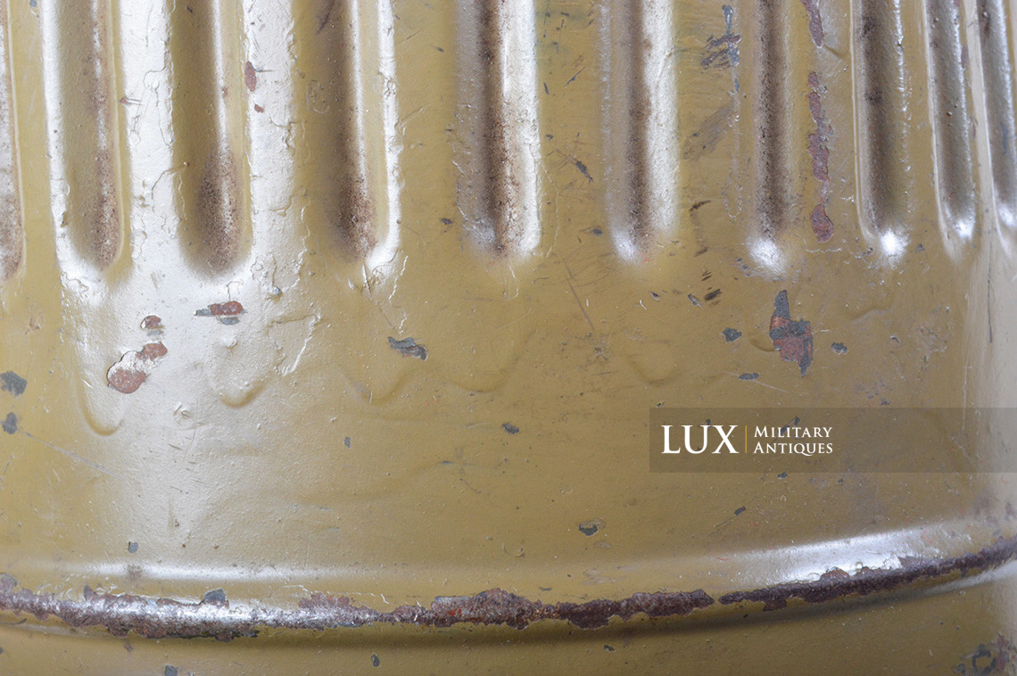 German gas mask canister in olive tropical tan camouflage paint - photo 38
