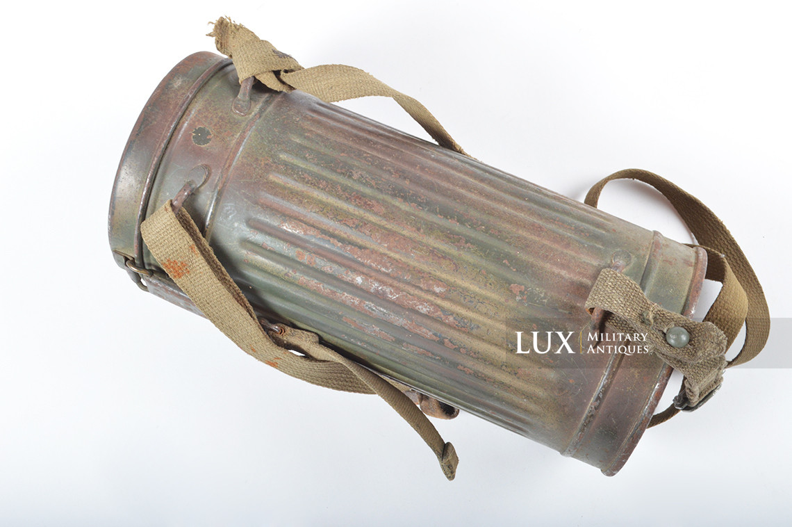 Boîtier de masque anti-gaz allemand camouflé trois tons « Normandie » - photo 9