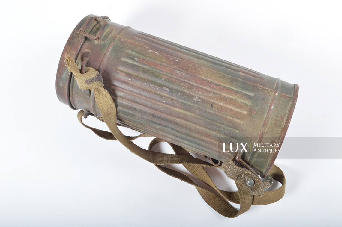 Boîtier de masque anti-gaz allemand camouflé trois tons « Normandie » - photo 10
