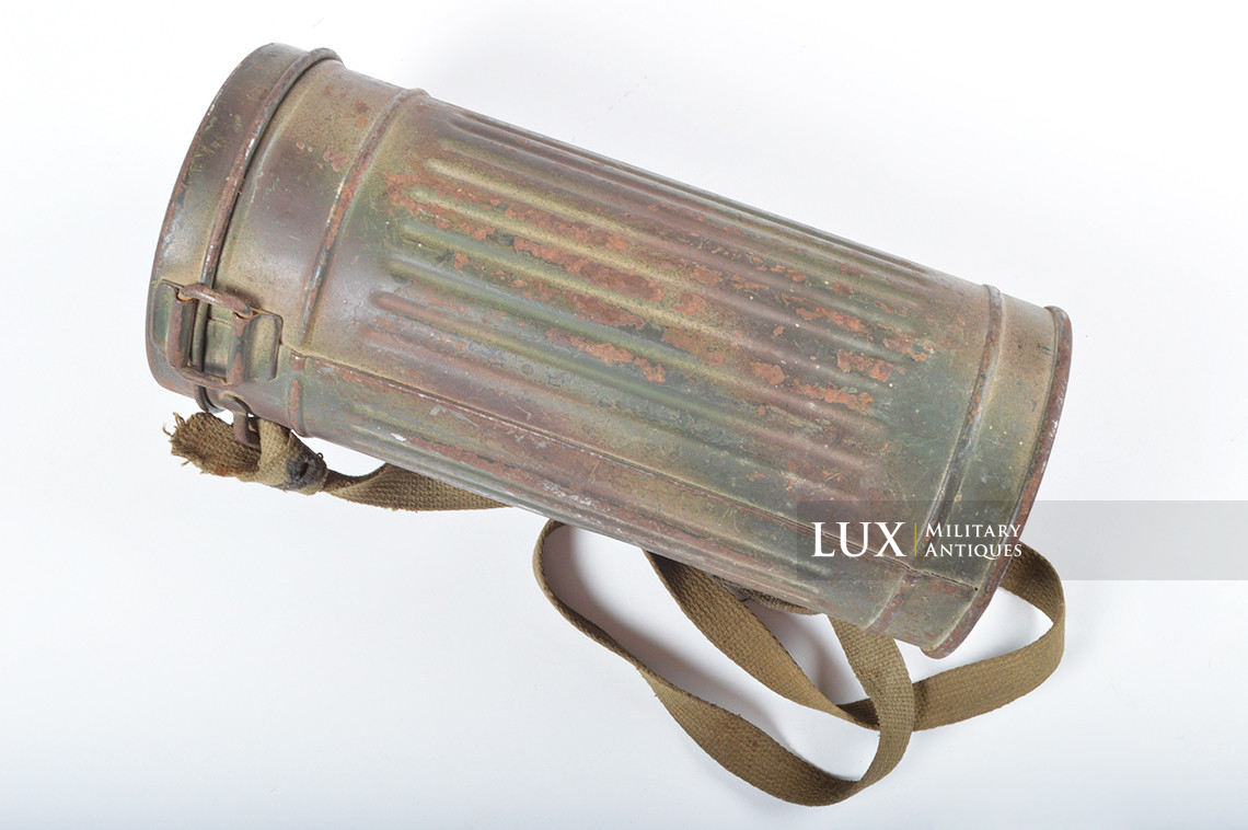 Boîtier de masque anti-gaz allemand camouflé trois tons « Normandie » - photo 11