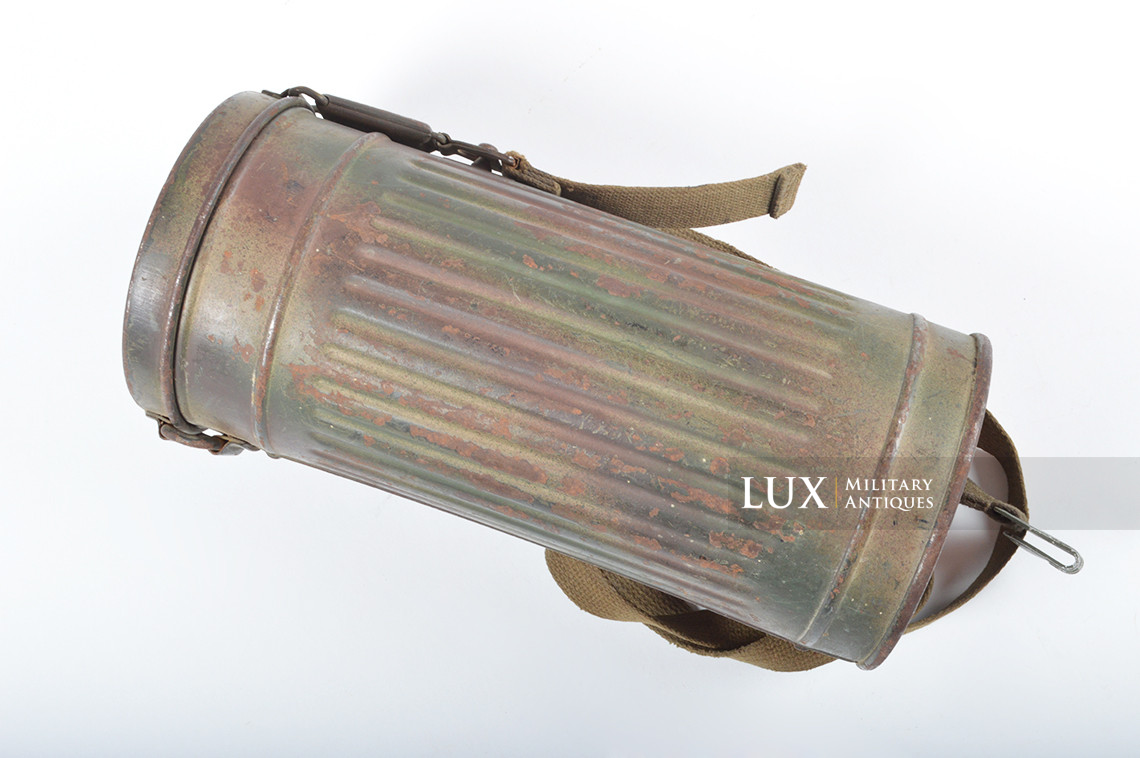 Boîtier de masque anti-gaz allemand camouflé trois tons « Normandie » - photo 12