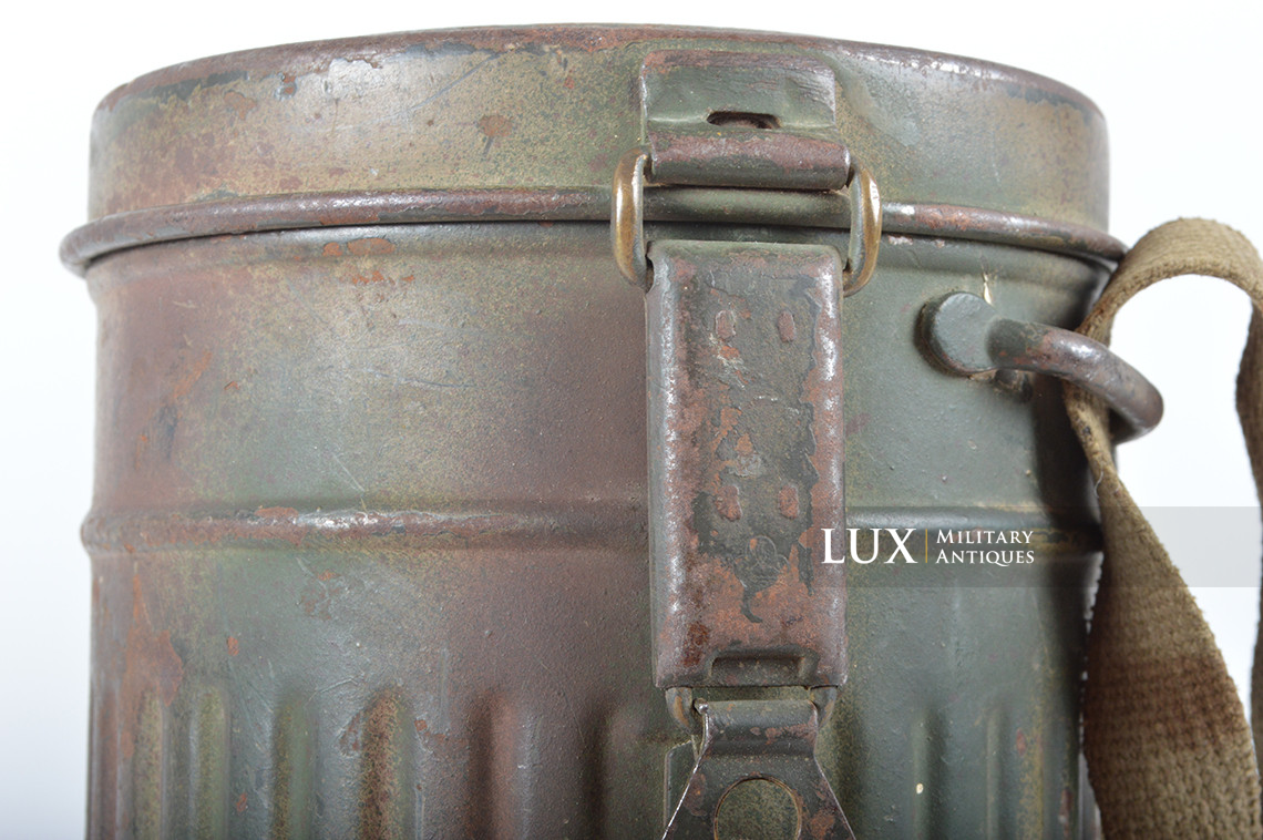 Boîtier de masque anti-gaz allemand camouflé trois tons « Normandie » - photo 16