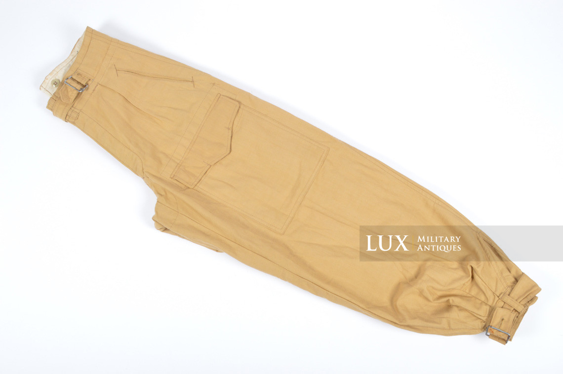 Unissued Luftwaffe tropical service trousers, « RAMCKE » - photo 12