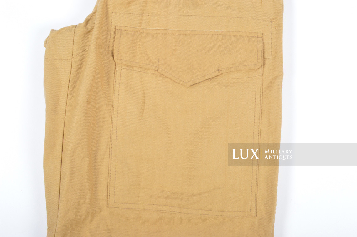 Unissued Luftwaffe tropical service trousers, « RAMCKE » - photo 14