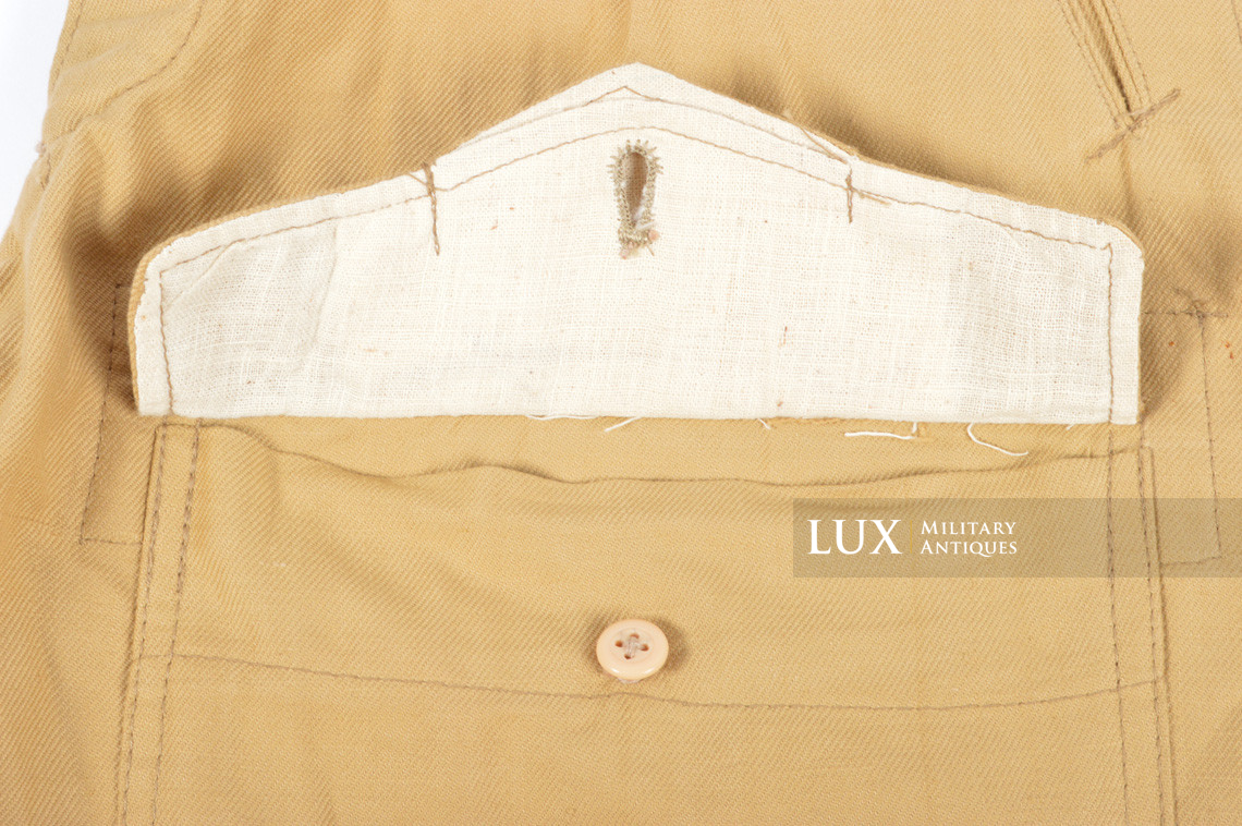 Unissued Luftwaffe tropical service trousers, « RAMCKE » - photo 15