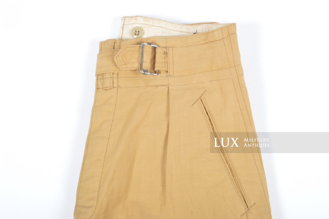 Unissued Luftwaffe tropical service trousers, « RAMCKE » - photo 16