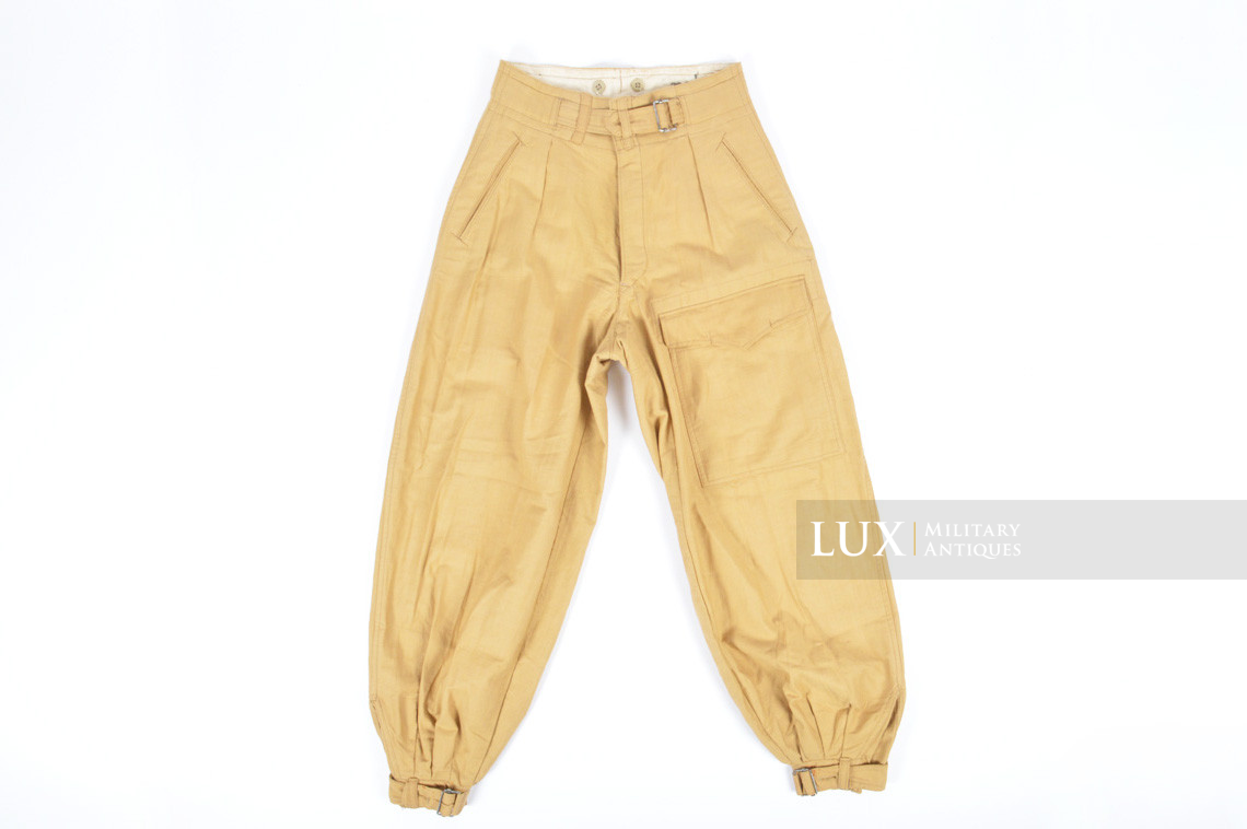 Unissued Luftwaffe tropical service trousers, « RAMCKE » - photo 4