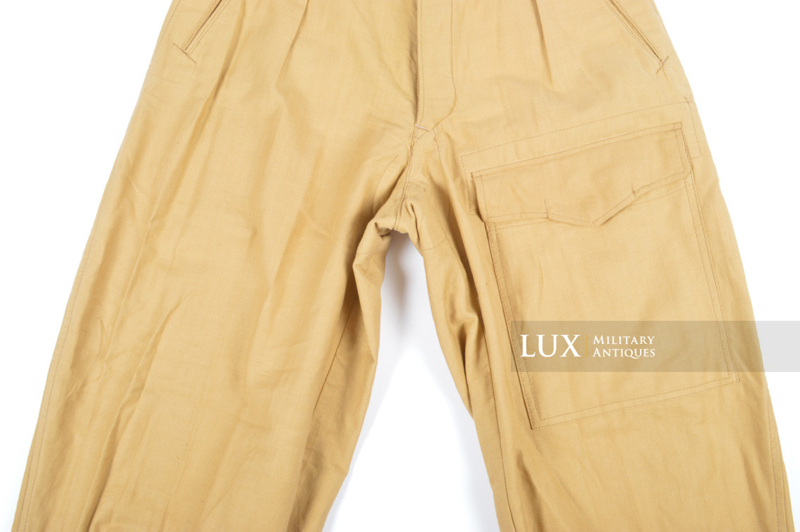 Unissued Luftwaffe tropical service trousers, « RAMCKE » - photo 9