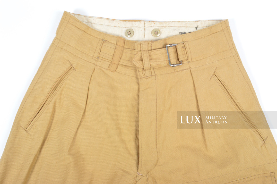 Unissued Luftwaffe tropical service trousers, « RAMCKE » - photo 7