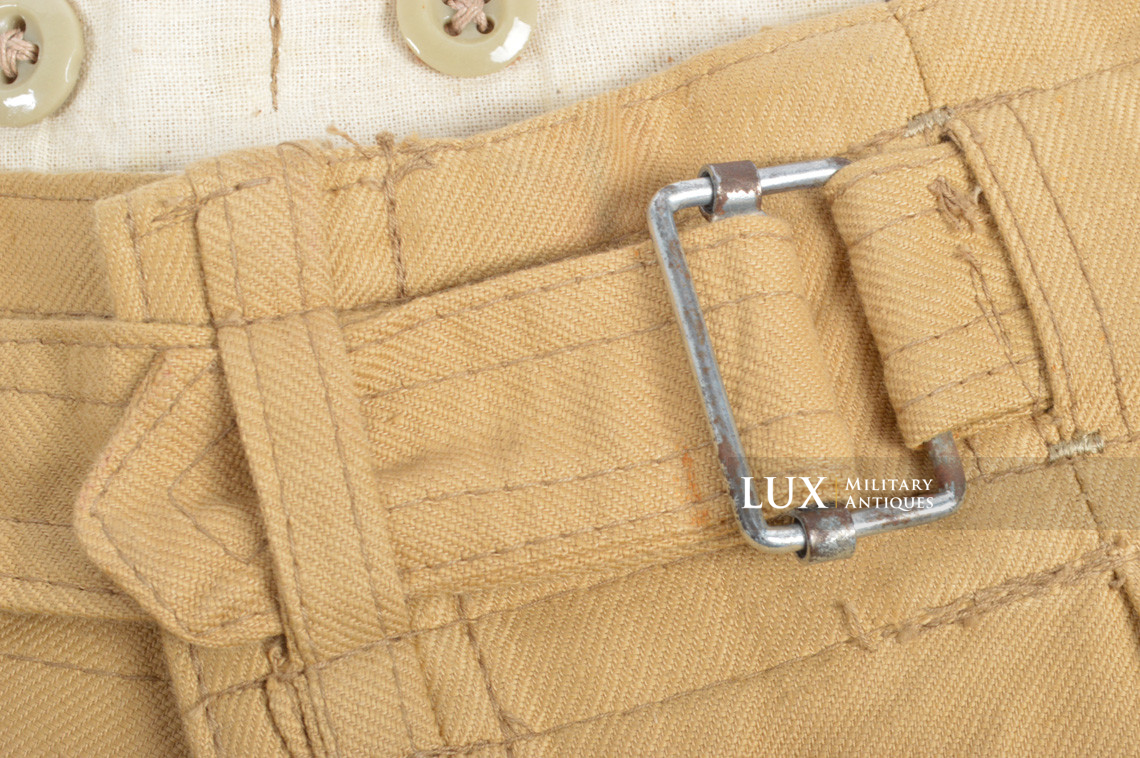 Unissued Luftwaffe tropical service trousers, « RAMCKE » - photo 8