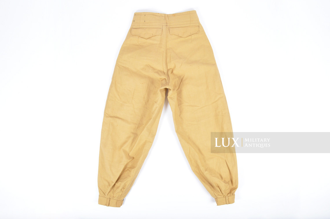 Unissued Luftwaffe tropical service trousers, « RAMCKE » - photo 20
