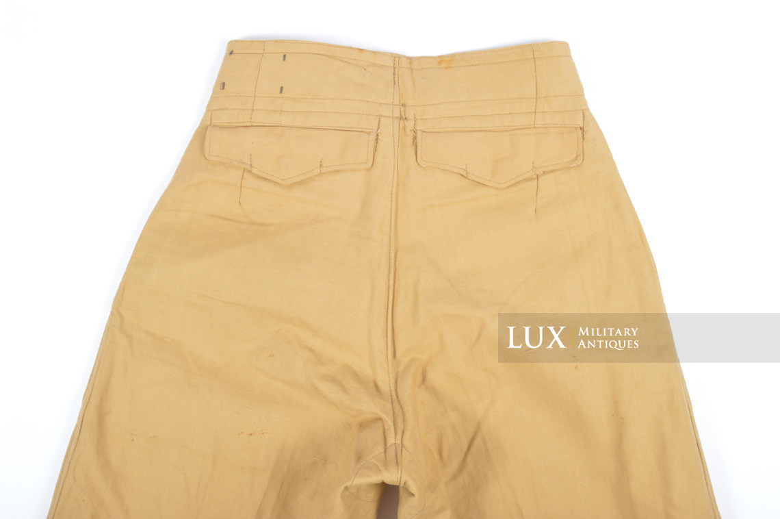 Unissued Luftwaffe tropical service trousers, « RAMCKE » - photo 23