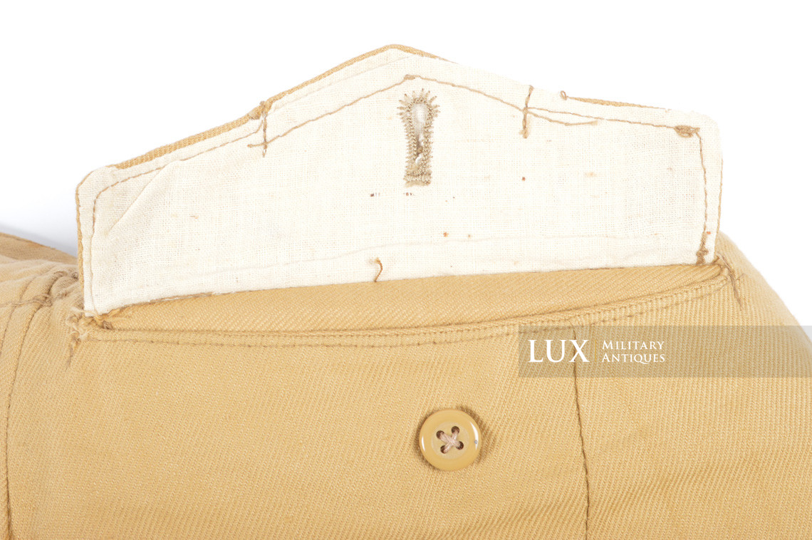 Unissued Luftwaffe tropical service trousers, « RAMCKE » - photo 26
